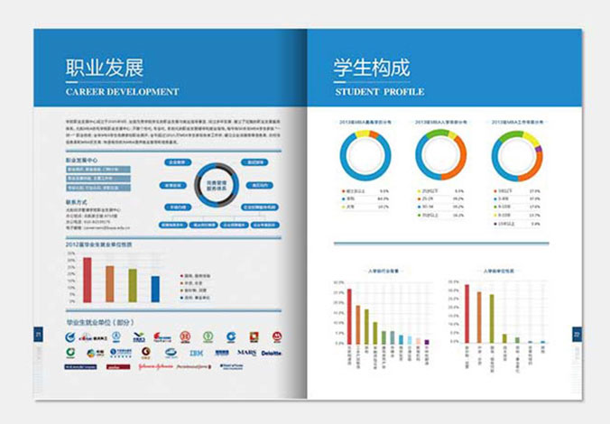 北京航空航天大學MBA  北京畫冊設計 專業宣傳冊設計 北京彩頁設計